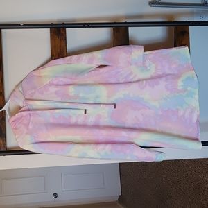 Womens tie dye sweatshirt / dress